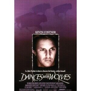 Dances with Wolves (VHS, 1993) TESTED Tape And Generic Cover